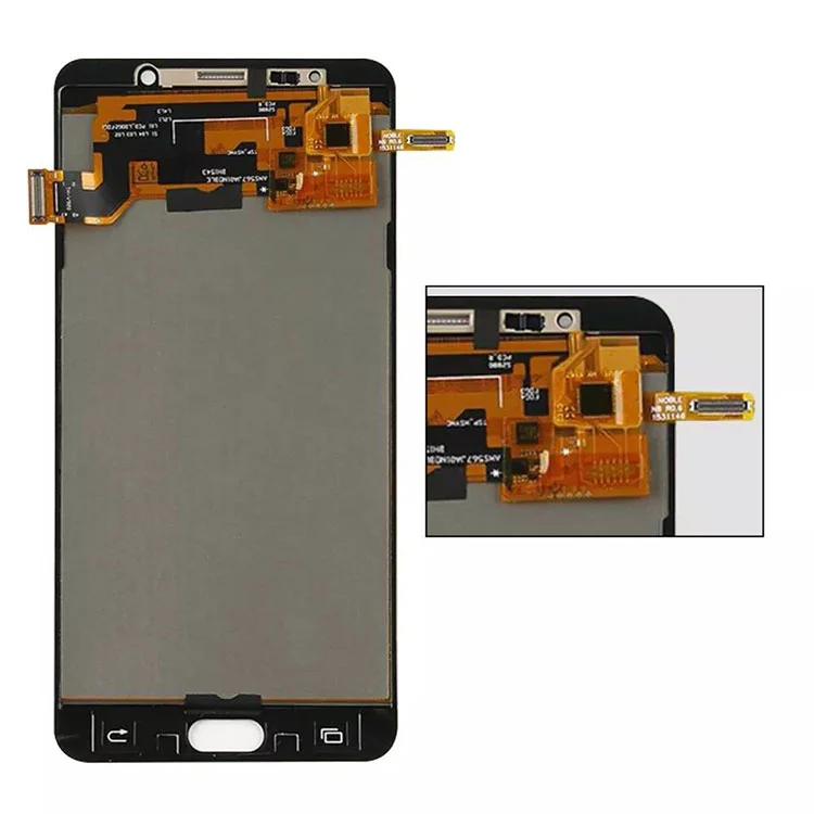 „Samsung Galaxy Note 5 LCD OLED“ ekrano skaitmeninimo įrenginio mazgui su rėmu