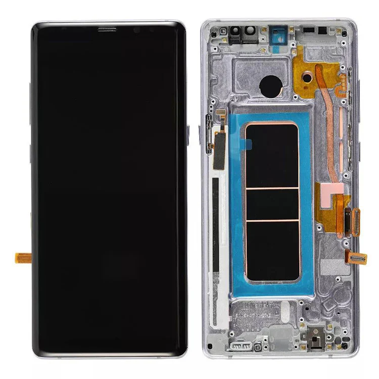 „Samsung Galaxy Note 8 LCD OLED“ ekrano skaitmeninimo įrenginio mazgui su rėmu