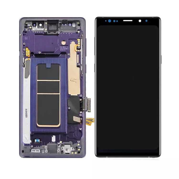 „Samsung Galaxy Note 9 LCD OLED“ ekrano skaitmeninimo įrenginio mazgui su rėmu