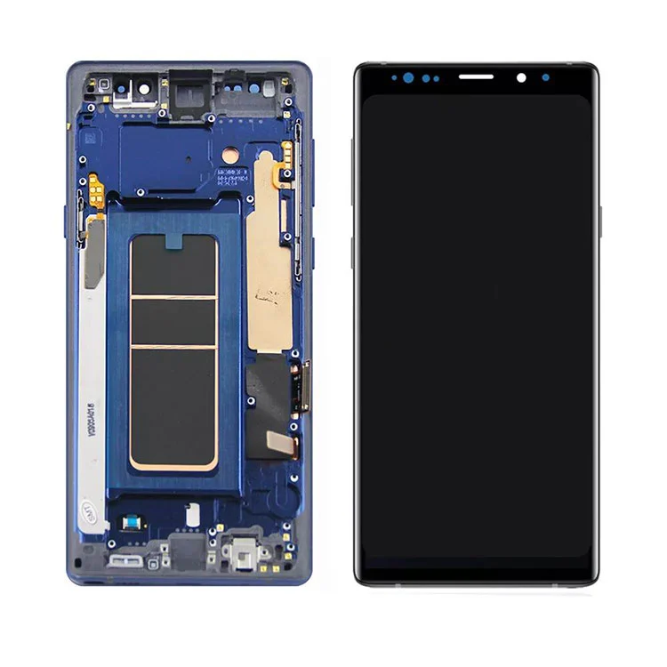 „Samsung Galaxy Note 9 LCD OLED“ ekrano skaitmeninimo įrenginio mazgui su rėmu