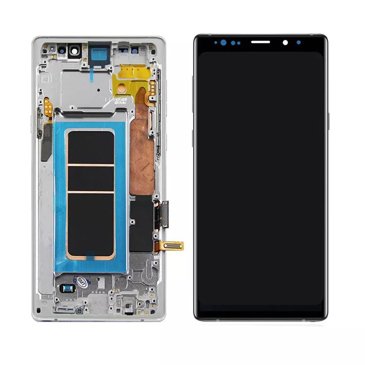 „Samsung Galaxy Note 9 LCD OLED“ ekrano skaitmeninimo įrenginio mazgui su rėmu