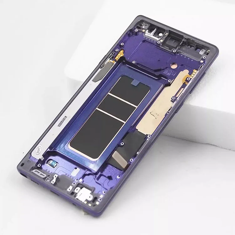 „Samsung Galaxy Note 9 LCD OLED“ ekrano skaitmeninimo įrenginio mazgui su rėmu