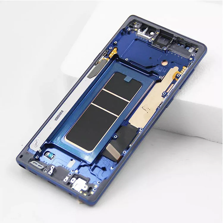 „Samsung Galaxy Note 9 LCD OLED“ ekrano skaitmeninimo įrenginio mazgui su rėmu