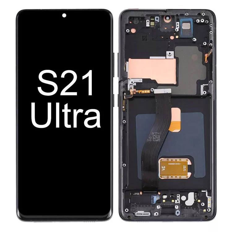 „Samsung Galaxy S21 Ultra LCD“ ekrano ekrano jutiklinio ekrano mazgo pakeitimas